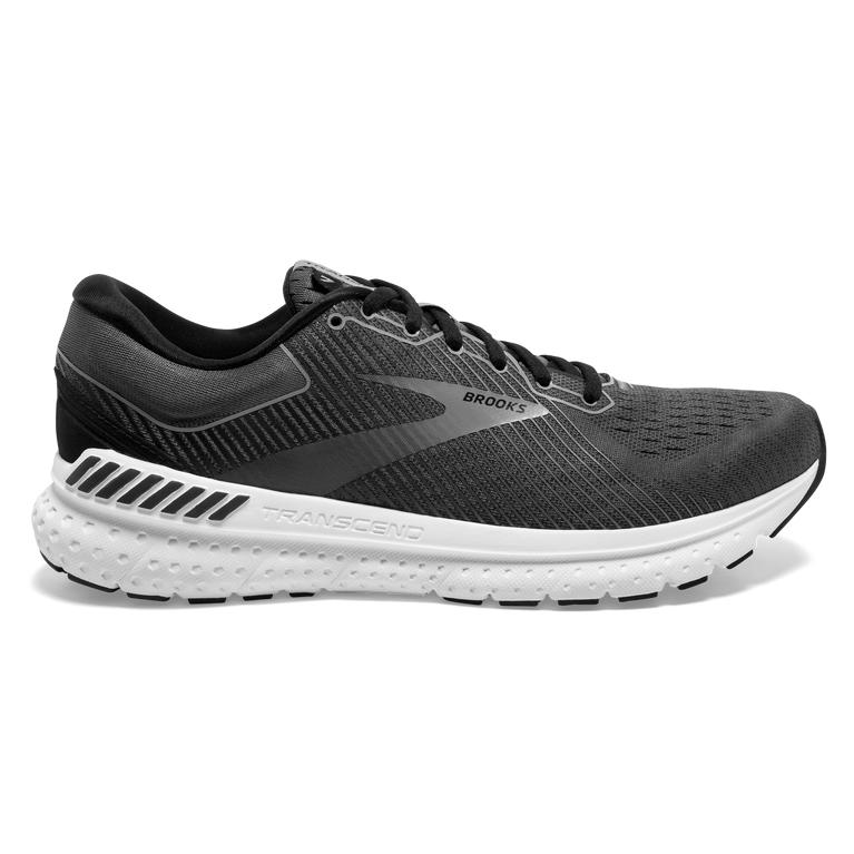 Brooks Transcend 7 Men's Road Running Shoes - Black/Ebony/Grey (28904-WPNH)